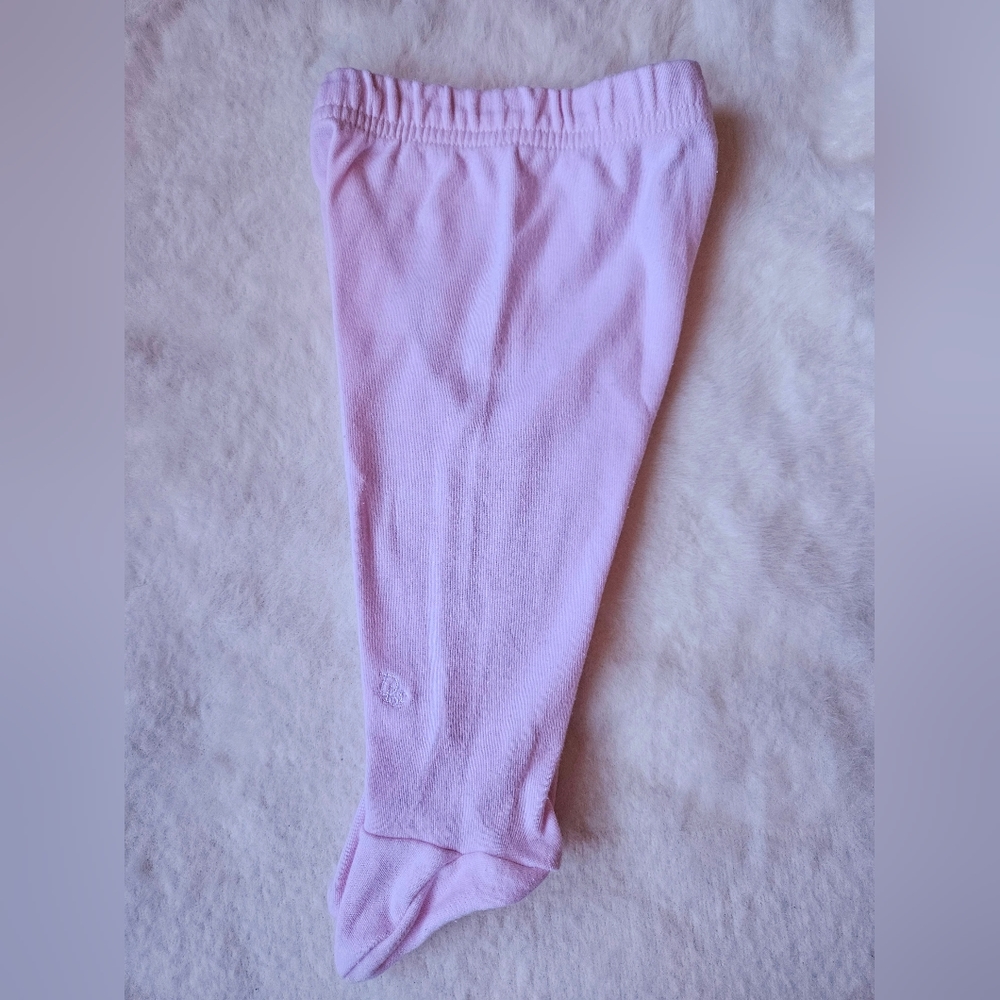 Dior baby pink baby girl footie bottoms size 0-3 months ✨️